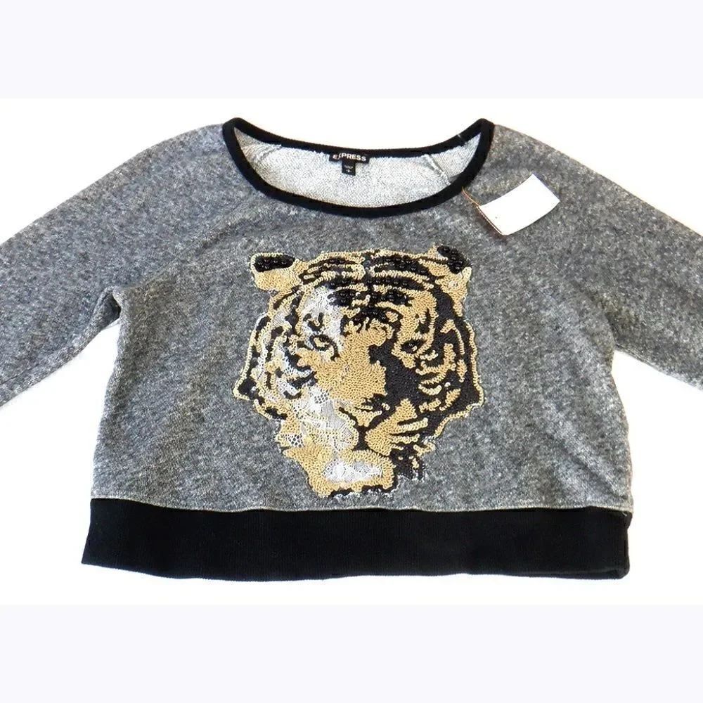 Express Sequins Tiger Top - Wardrobe Builder!